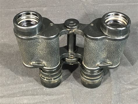 Mid Century Binoculars Vintage Vega Swift Oceanic Optics Black 6x 30