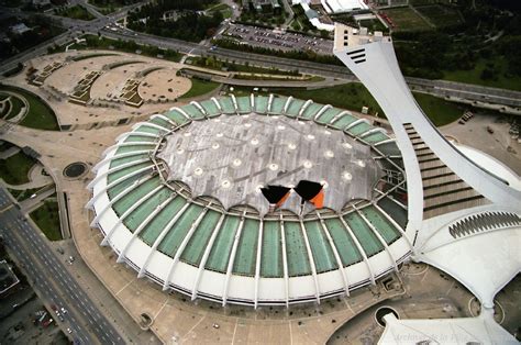 Montreal Olympic Stadium No Roof - 12.300 About Roof