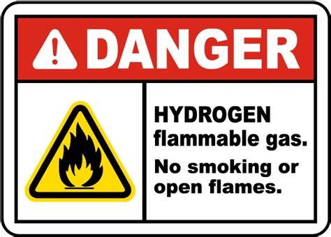 Hydrogen Flammable Gas Label - Get 10% Off Now