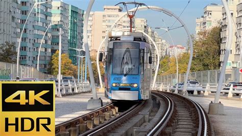 K Fps Hdr Bucharest Stb Trams At Bd Banu Manta Pasaj Basarab