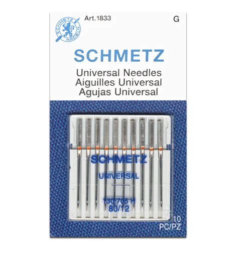 Schmetz Universal Needles 10 Pack Ultimate Sewing Centre