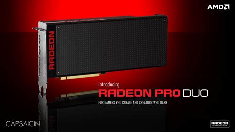 Amd S Radeon Pro Duo Pictured In All Its Glory Us 3871 Hot Sex Picture