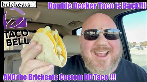 Taco Bell Double Decker Taco Is Back Is It Still Good Brickeats Youtube