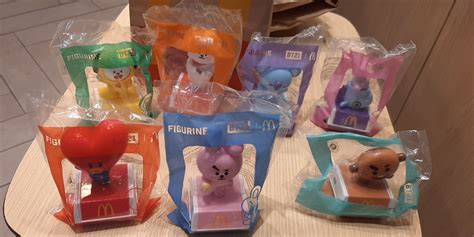 Bt Mcdo Happy Meal Complete Figurines Bts Collectible Hobbies