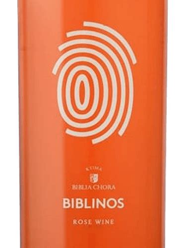 Ktima Biblia Chora Κτημα Βιβλια Χωρα Biblinos Rosé Vivino US