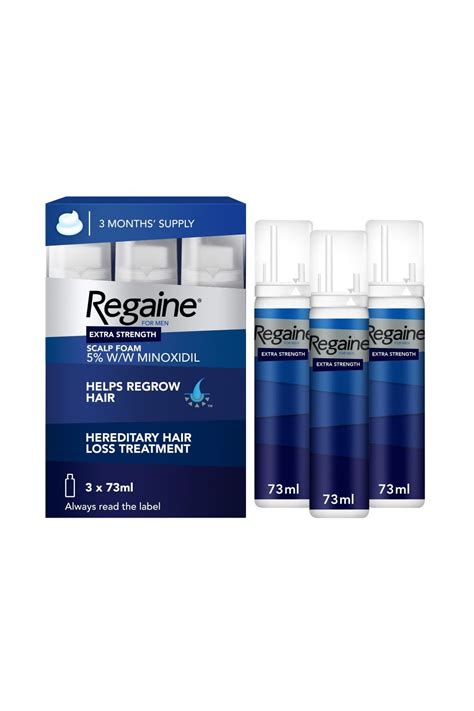 Regaine For Men Extra Strength 5 Scalp Foam 180g Hair Care From