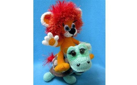 Вязаный львенок на черепахе. Схема Crochet Lion, Crochet Gratis ...
