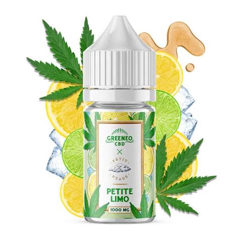 La Petite Limo 1000 Mg 30 Ml Greeneo X Petit Nuage Pas Cher Le CBD