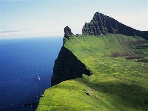 Ocean Cliffs Of Hornbjarg Iceland Day Hike Natural Landmarks Ocean