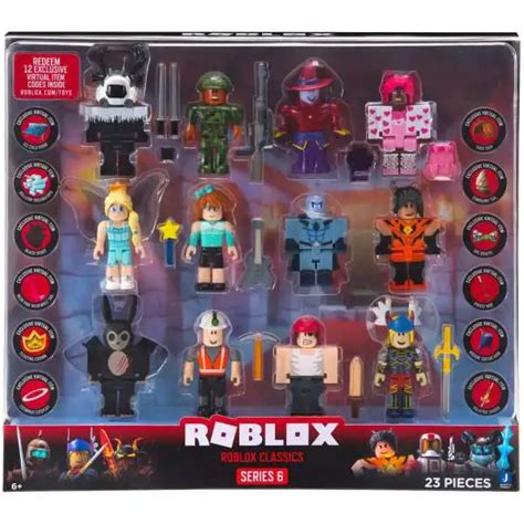 Roblox Series 5 Roblox Classics Exclusive 3 Action Figure 12-Pack ...