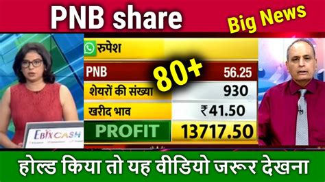 Pnb Share News Today Pnb Share Latest News Punjab National Bank Share