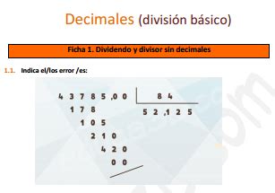 Ejemplos De Divisiones Con Decimales En El Divisor Nuevo Ejemplo Images