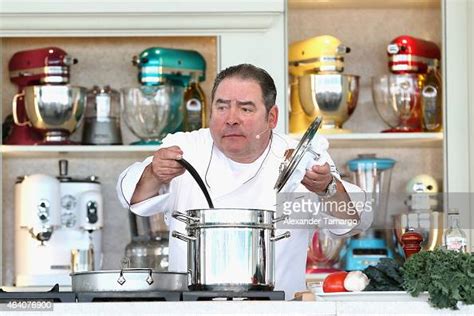 Chef Emeril Lagasse Prepares Food At The Whole Foods Market Grand