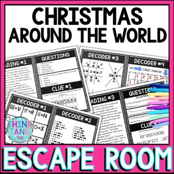 Christmas Around The World Escape Room Activity By Think Tank Too