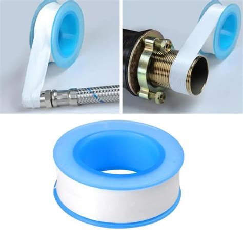 1 Rolls 10m PTFE White Thread Pipe Tape Plumbers Sealing Tape Fitting