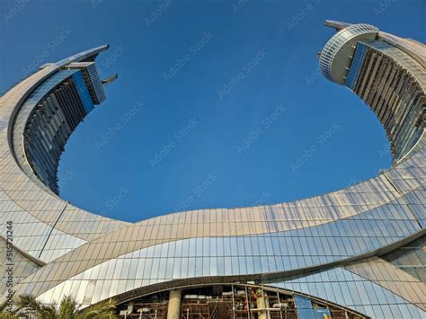 Katara Twin Tower Hotel Lusail Marina Park Doha Qatar Adobe