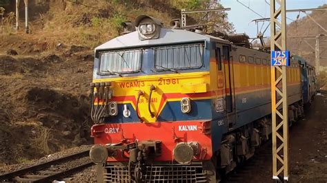 Indian Railways Locomotive View Descending Kasara Ghatavi Youtube