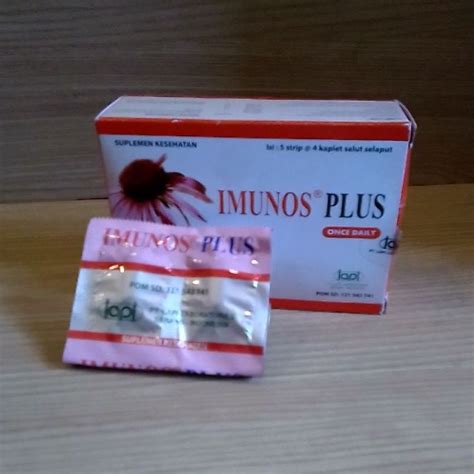 Jual IMUNOS PLUS 4 TABLET MULTIVITAMIN HERBAL Untuk Daya Tahan Tubuh