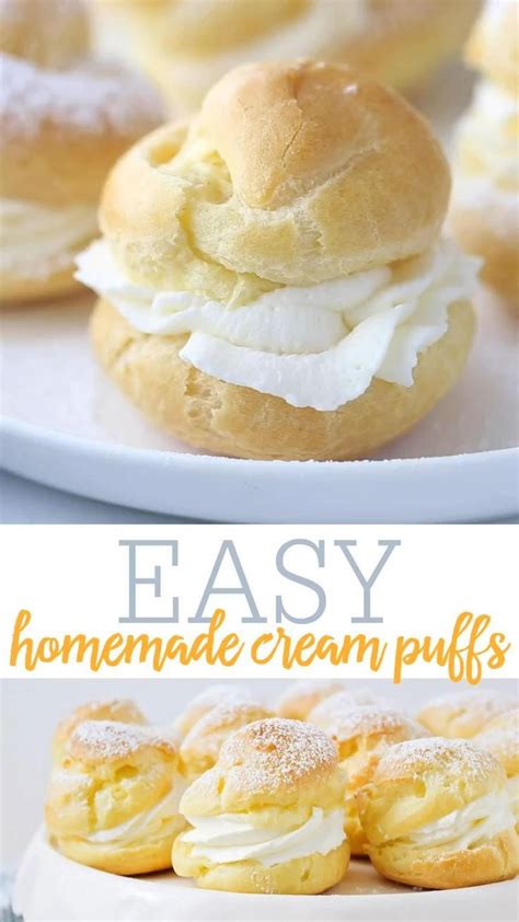 Homemade Cream Puffs Video Recipe Video Homemade Cream Puffs