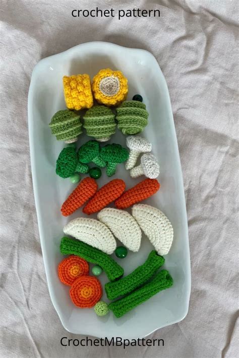 Frozen Vegetables Crochet Pattern Vegetables Crochet Pattern