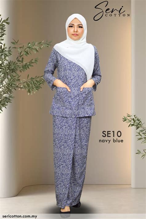 Kurung Kedah Seri Melati Se Seri Cotton