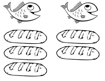 Printable Loaves And Fishes Craft Activity Prntbl