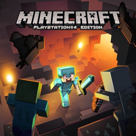 Minecraft PlayStation 4 Edition 2014 Box Cover Art MobyGames