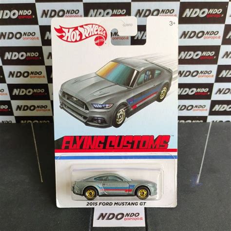 Jual Hot Wheels Ford Mustang GT Grey Flying Customs Shopee Indonesia