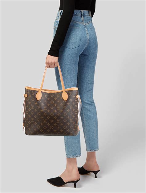 Louis Vuitton Monogram Neverfull Pm Brown Totes Handbags Lou163469