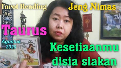 Taurus Asmara Keuangan Kesehatan Bulan Agustus 2020 YouTube