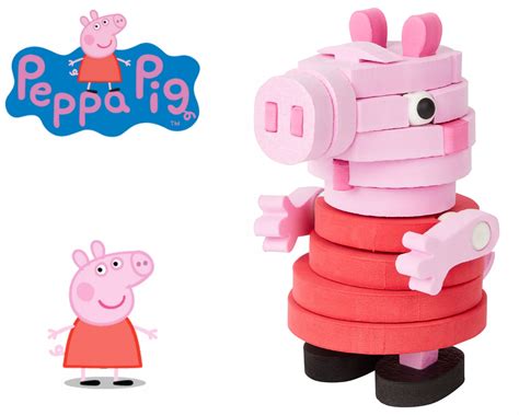 Puzzle piankowe 3D Świnka Peppa Pig 4 postacie HIT 12639019391 Allegro pl