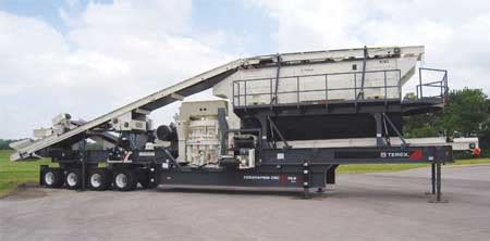 Terex MPS Launches Wheel Mounted Crushing Screening Plant In India