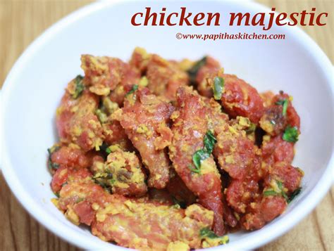 Hyderabadi Chicken Majestic Recipe Papitha S Kitchen