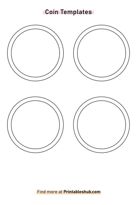 Coin Template Printable