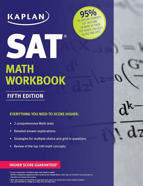 Kaplan Sat Math Workbook Kaplan Test Prep 9781618655929 Kaplan Books