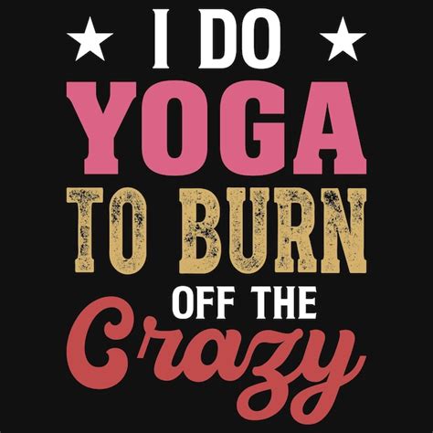 Premium Vector Yoga Typography Tshirt Design