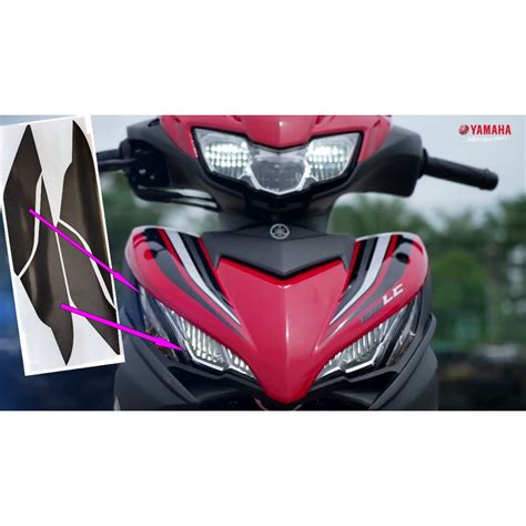 Yamaha Lc Fi V Sticker Tinted Lampu Kecil Signal Depan In