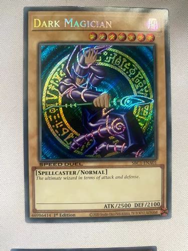 Dark Magician Pose Original Secret Yugioh Meses Sin Intereses