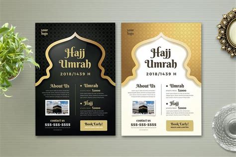 Beautiful Hajj And Umrah Flyer Template