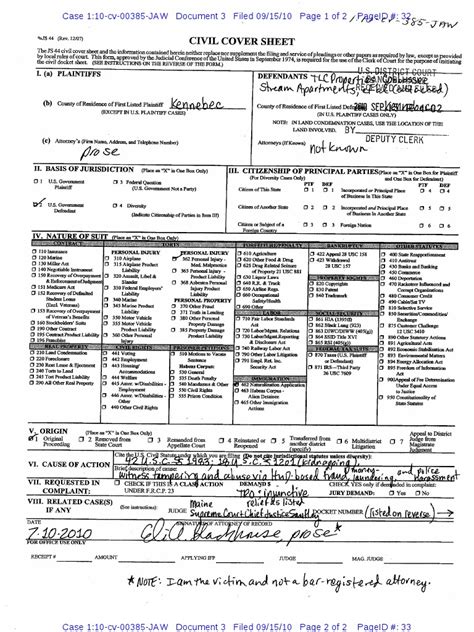 Pdf Civil Cover Sheet Dokumen Tips