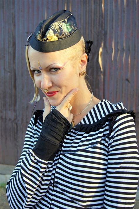 Little Dapper Mini Sailor Hat With Shiny Asian Print Fabric Etsy