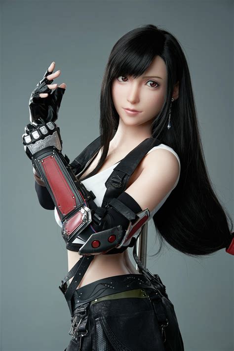 Premium Tifa Black Hair Anime Sex Doll US Warehouse NakeDoll