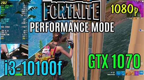 Fortnite I F Gtx Gb Gb Ram P Performance Mode Low