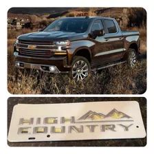 Emblema High Country Silverado 2019 2021 Chevrolet Original Mebuscar