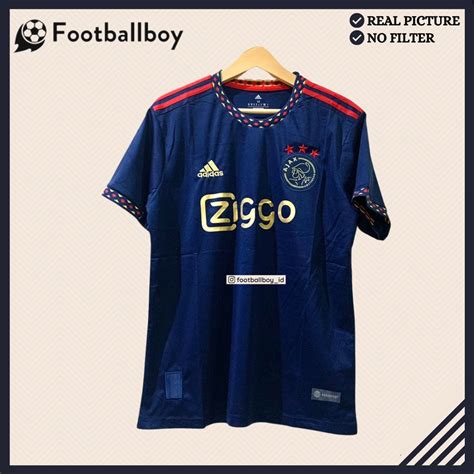 Jual Jersey Baju Bola Ajax Away New Grade Ori Import