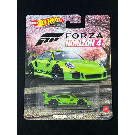 風火輪 Hot wheels forza 保時捷 Porsche gt rs 波子 青蛙 精裝 膠胎 蝦皮購物