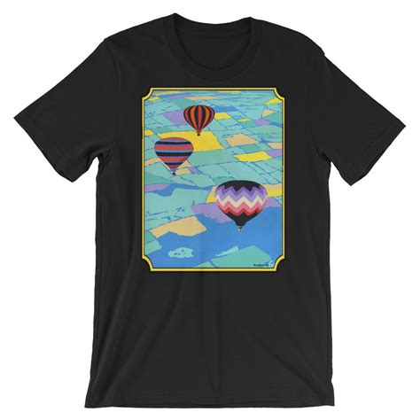 Hot Air Balloons Short Sleeve Unisex T Shirt Mens Womens Etsy