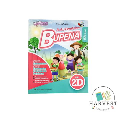 Jual Bupena Kelas 2 Sd Kurikulum 2013 Revisi Penerbit Erlangga 2d