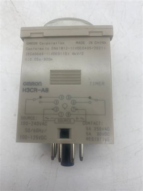 Omron H3CR-A8 Timer Relay (No Box) – Gulf Asset Recovery