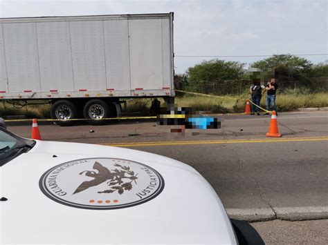 Motociclista Impacta Con Tr Iler Estacionado Y Muere Al Instante